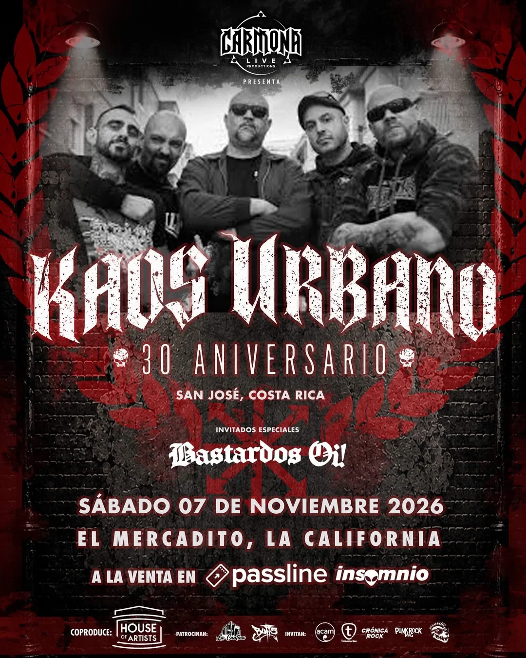 KAOS URBANO – GIRA 30 ANIVERSARIO