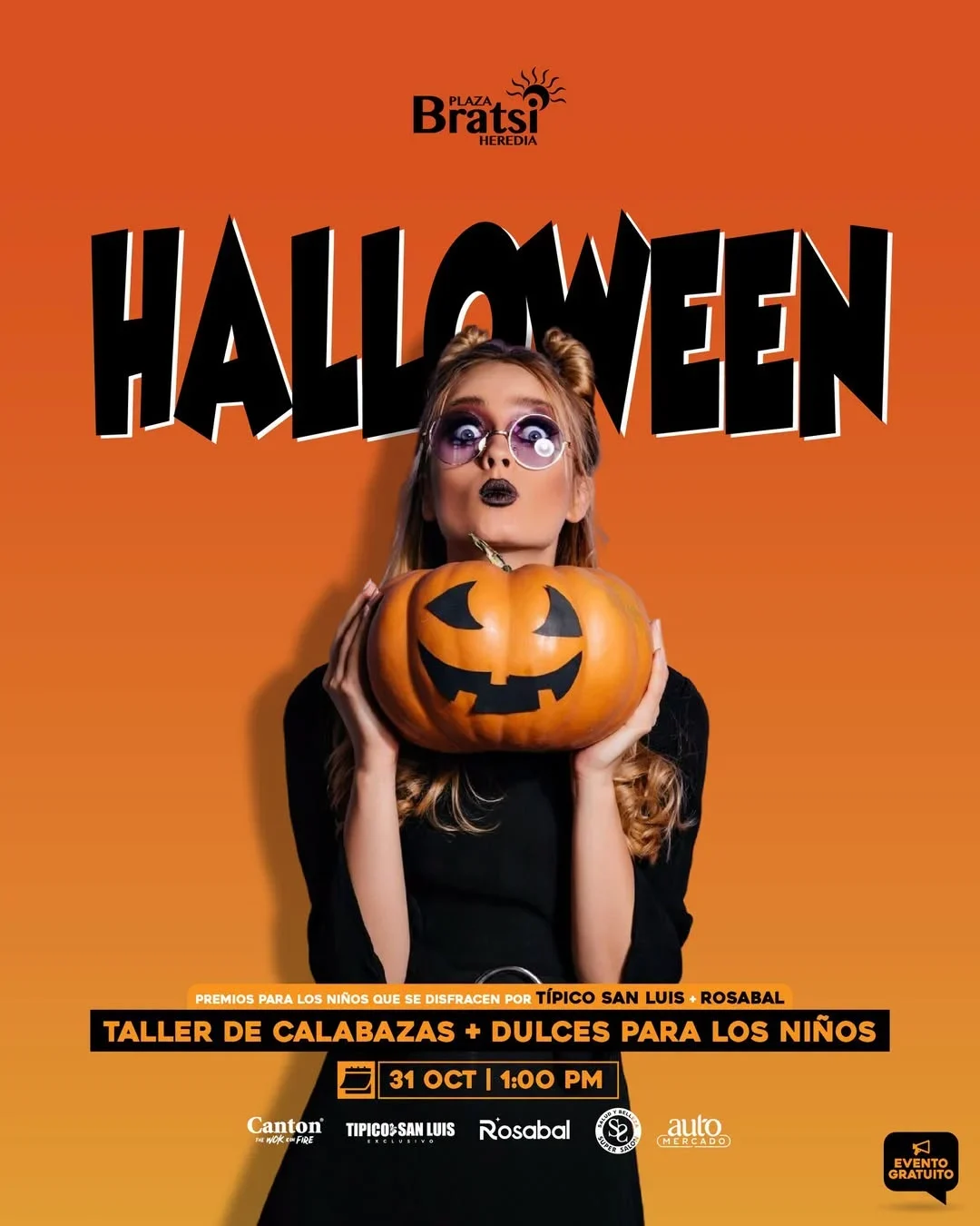 Taller de calabazas + dulces para los niños