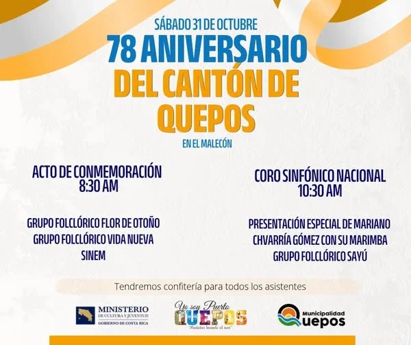 78 Aniversario del Cantón de Quepos