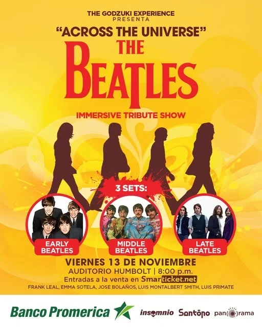 ACROSS THE UNIVERSE THE BEATLES Immersive Tribute Show