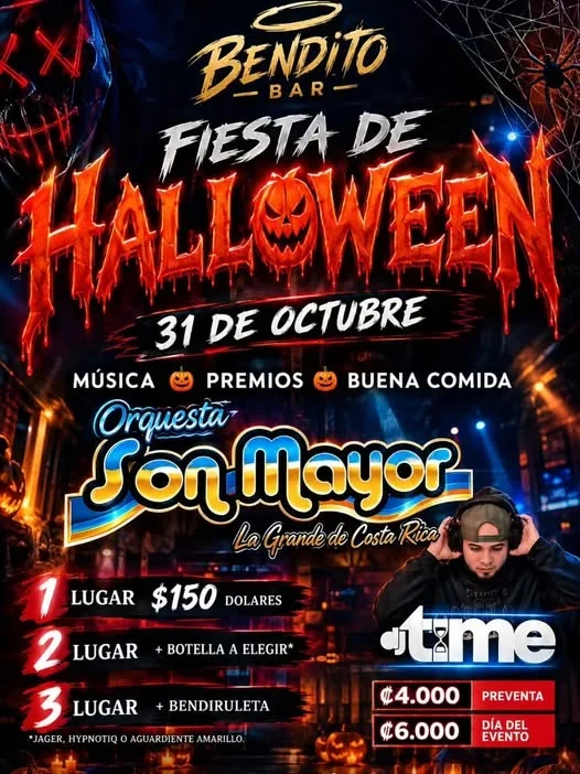 Bendito Bar Fiesta de Halloween