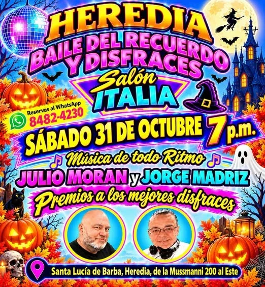 Heredia Baile del Recuerdo y Disfraces Salón Italia