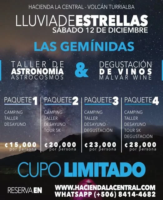 Lluvia de estrellas - Las Gemínidas