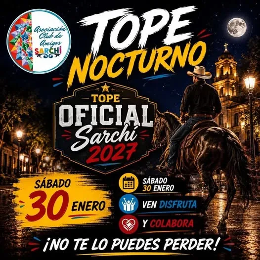 TOPE NOCTURNO OFICIAL Sarchí 2027