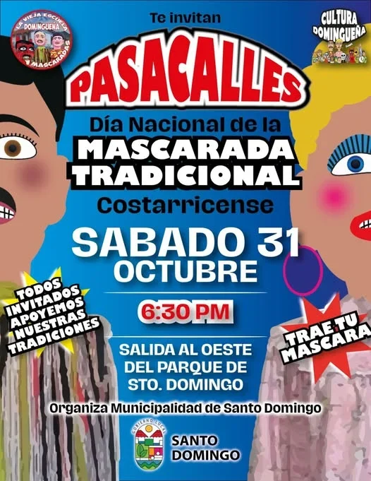 Pasacalles Día Nacional de la Mascarada Tradicional Costarricense